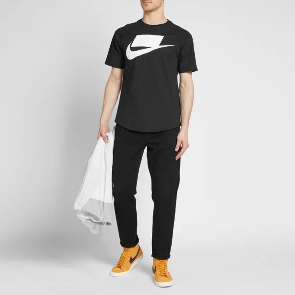 New Men’s Nike NSW Block Logo Tee Shirt SS NSW 1 Size SMall - Picture 11 of 11